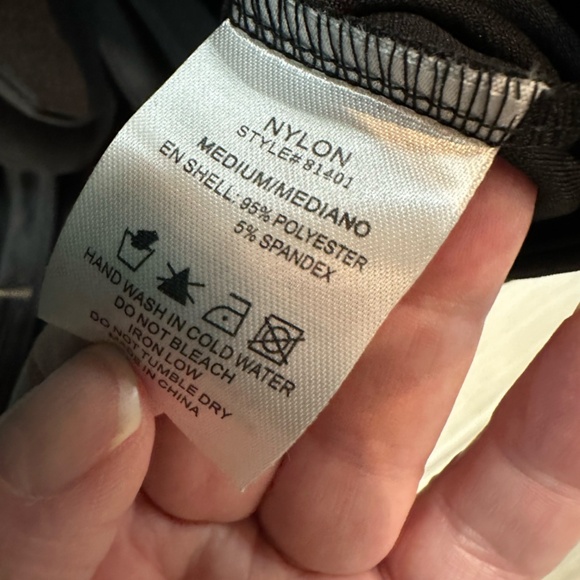 Nylon Apparel - 3 D Floral One Shoulder Top, Black, Sizes S or M - NWT - Picture 10 of 11